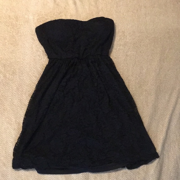 Black strapless dress - Picture 1 of 2